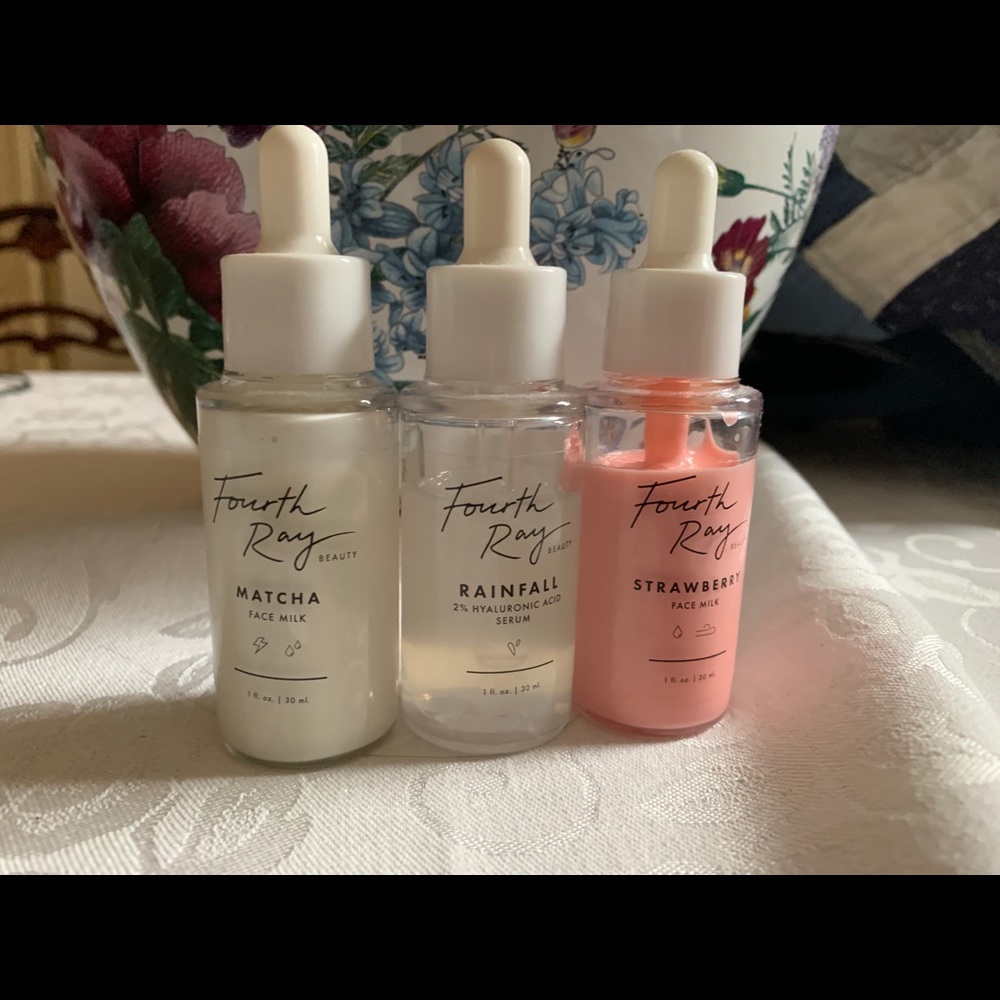 Fourth Ray Beauty: strawberry, matcha, rainfall